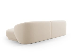 COLTAR ELEGANT 4 LOCURI, CAMDEN, BEIGE, DREAPTA, MATERIAL CATIFEA, ARTIM GROUP SELECTION - Img 4