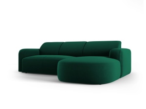 COLTAR ELEGANT DREAPTA 250CM, JASMIN 4 LOCURI, DIVERSE CULORI, MATERIAL CATIFEA, ARTIM GROUP COLLECTION - Img 12