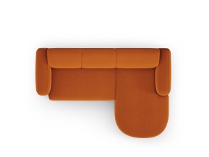 COLTAR ELEGANT DREAPTA 250CM, JASMIN 4 LOCURI, DIVERSE CULORI, MATERIAL CATIFEA, ARTIM GROUP COLLECTION - Img 22