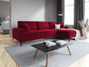 COLTAR ELEGANT DREAPTA 254CM, MADARA 5 LOCURI, DIVERSE CULORI, MATERIAL CATIFEA, ARTIM GROUP COLLECTION - Img 8