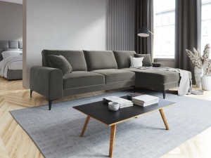 COLTAR ELEGANT DREAPTA 254CM, MADARA 5 LOCURI, DIVERSE CULORI, MATERIAL CATIFEA, ARTIM GROUP COLLECTION - Img 18