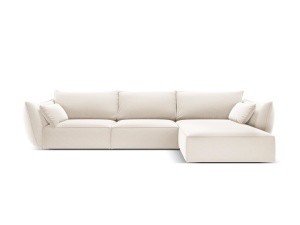 COLTAR ELEGANT DREAPTA 308CM, VANDA 4 LOCURI, DIVERSE CULORI, MATERIAL CATIFEA, ARTIM GROUP COLLECTION - Img 2