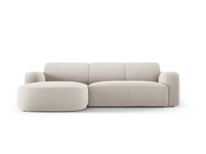 COLTAR ELEGANT STANGA 250CM, JASMIN 4 LOCURI, DIVERSE CULORI, MATERIAL CATIFEA, ARTIM GROUP COLLECTION - Img 2
