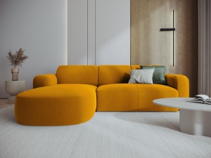 COLTAR ELEGANT STANGA 250CM, JASMIN 4 LOCURI, DIVERSE CULORI, MATERIAL CATIFEA, ARTIM GROUP COLLECTION - Img 12