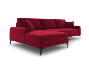 COLTAR ELEGANT STANGA 254CM, MADARA 5 LOCURI, DIVERSE CULORI, MATERIAL CATIFEA, ARTIM GROUP COLLECTION - Img 22