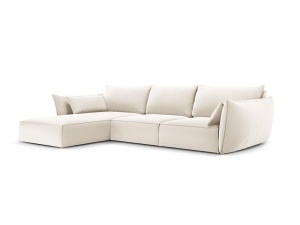 COLTAR ELEGANT STANGA 308CM, VANDA 4 LOCURI, DIVERSE CULORI, MATERIAL CATIFEA, ARTIM GROUP COLLECTION - Img 3