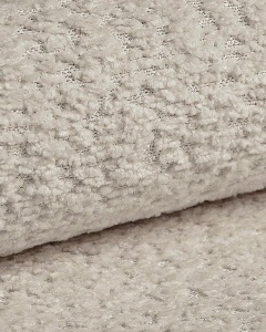 COLTAR EXTENSIBIL ELLA, PE DREAPTA, BEJ DESCHIS, 271X174 CM, TAPITAT CU TAPITERIE DIN TEXTIL BOUCLE CORAL, MICADONI - Img 6