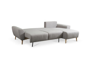 COLTAR EXTENSIBIL MOON GRI DIN LEMN SI TEXTIL - Img 4