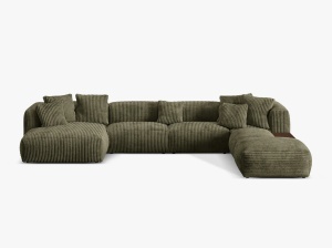 COLTAR MARTINA DREAPTA, 4+ LOCURI, 406 CM, DIVERSE CULORI SI MATERIALE, DESIGN DEOSEBIT - Img 18
