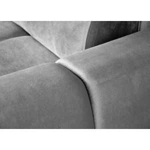 COLTAR MODERN DEOSEBIT, GOMEZ U 330CM, DIN CATIFEA DE CULOARE GRI DESCHIS, CONFORT SPORIT, MARS - Img 6