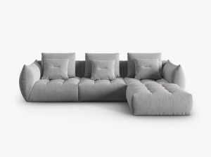 COLTAR MODULAR BLOOM DREAPTA, 4 LOCURI, 332 CM, DIVERSE CULORI SI MATERIALE, DESIGN DEOSEBIT - Img 2