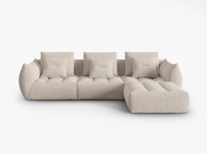 COLTAR MODULAR BLOOM DREAPTA, 4 LOCURI, 332 CM, DIVERSE CULORI SI MATERIALE, DESIGN DEOSEBIT - Img 12