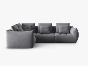 COLTAR MODULAR BLOOM STANGA, 4 LOCURI, 316 CM, DIVERSE CULORI SI MATERIALE, DESIGN DEOSEBIT - Img 1