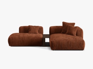 COLTAR MODULAR MARTINA DREAPTA, 2 LOCURI, 285 CM, DIVERSE CULORI SI MATERIALE, DESIGN DEOSEBIT - Img 15