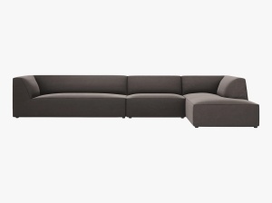 COLTAR MODULAR RUBY, DREAPTA, 5 LOCURI, 366 CM, DIVERSE CULORI SI MATERIALE, DESIGN DEOSEBIT - Img 18