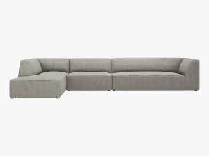 COLTAR MODULAR RUBY, STANGA, 5 LOCURI, 366 CM, DIVERSE CULORI SI MATERIALE, DESIGN DEOSEBIT - Img 2