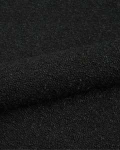 COLTAR PE STANGA, CU 3 LOCURI JODIE, 224X162 CM, ADANCIME SCAUN 62 CM, NEGRU, TAPITAT CU TAPITERIE DIN TEXTIL BOUCLE BALOO, MICADONI - Img 3