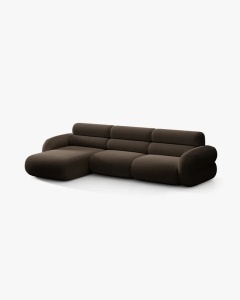 COLTAR PE STANGA, NEO, MARO, 305X165 CM, TAPITAT CU TAPITERIE DIN TEXTIL BOUCLE BALOO, MICADONI - Img 2