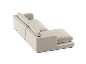 COLTAR SUPERB STANGA 270CM, DAPHNE 4 LOCURI, DIVERSE CULORI, MATERIAL CATIFEA, ARTIM GROUP COLLECTION - Img 4