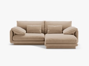 COLTAR TORINO, DREAPTA, 3 LOCURI, 220 CM, DIVERSE CULORI SI MATERIALE, DESIGN DEOSEBIT - Img 4