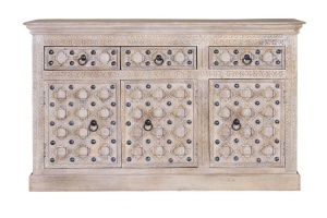 COMODA LIVING 150CM, COD 6630, DIN LEMN DE MANGO SCULPTAT, ARTIM GROUP SELECTION - Img 3