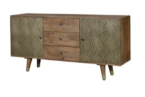 COMODA LIVING 160CM, COD 6762, DIN LEMN DE MANGO SI METAL, ARTIM GROUP SELECTION - Img 4