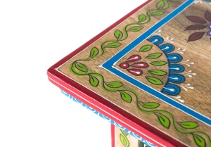COMODA LIVING ARIXON 58CM, REALIZATA DIN LEMN DE MANGO SI METAL, CULOARE MULTICOLOR, GINER Y COLOMER - Img 6