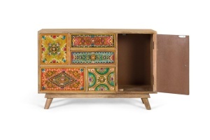 COMODA LIVING, CODE 1954, 81CM, LEMN DE MANGO, ARTIM GROUP SELECTION - Img 3