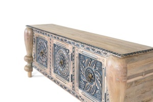 COMODA LIVING DIN LEMN 198CM, LEMN DE TEC SI METAL, ARTIM GROUP SELECTION - Img 4