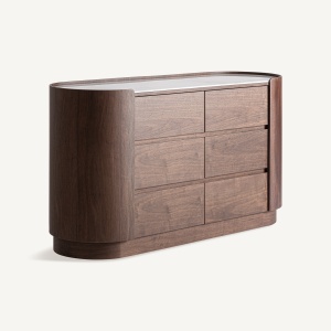 COMODA LIVING EXCLUSIVISTA STUETTA 140CM, FURNIR, MDF STEJAR SI PIATRA, VICAL HOME - Img 2