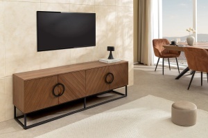 COMODA LIVING, GRANDEZZA 180CM, PRODUS DIN FURNIR LEMN, ASPECT NUC, ARTIM GROUP SELECTION - Img 5