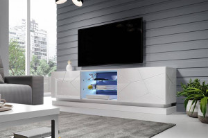 COMODA TV, CAMA-QIU-200-RTV-BIP, MDF LUCIOS, DIVERSE NUANTE, DESIGN MODERN - Img 5