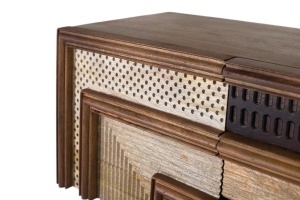 COMODA TV, COD 2100, 140CM, LEMN DE MANGO SI METAL, ARTIM GROUP SELECTION - Img 5