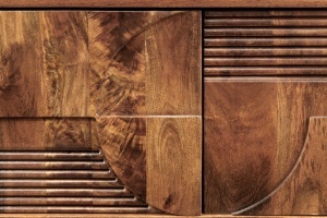 COMODA TV LIVING, ART DECO 200CM, LEMN DE MANGO, MODEL 3D, CULOARE MARO, ARTIM GROUP SELECTION - Img 2
