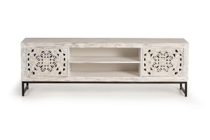 COMODA TV LIVING, GINER 1276, DIN LEMN DE MANGO SI METAL, ARTIM GROUP SELECTION - Img 3