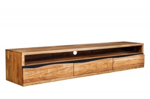 COMODA TV, MAMMUT 160CM, LEMN MASIV DE SALCAM, MONTAJ SUSPENDAT, ARTIM GROUP SELECTION - Img 5