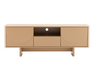 COMODA TV SAVOY 150CM, 3D, REALIZAT DIN MDF SI PLACA CERAMICA, CULOARE TRAVERTIN, ARTIM GROUP SELECTION - Img 10
