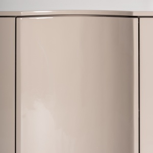 COMODA TV SINGEN 220CM, REALIZAT DIN MDF, FURNIR, STIL CONTEMPORAN, FINISAJ CREM, VICAL HOME - Img 7