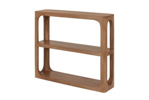 CONSOLA LIVING, ELEMENTS 90CM, REALIZATA DIN LEMN DE MANGO, CULOARE MARO/NATUR, ARTIM GROUP - Img 7