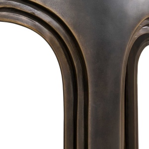 CONSOLA SANCHIS 214056, CONFECTIONATA DIN ALUMINIU, MARMURA SI MDF, CULOAREA ALAMA ANTICHIZATA/BEJ, STIL MODERN - Img 5
