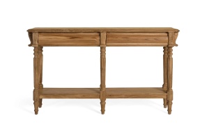 CONSOLA YAMBA 150CM, REALIZATA DIN LEMN DE TEC, CULOARE NATUR, GINER Y COLOMER - Img 6