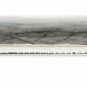 Covor 80x200 cm, albastru/crem, PARLIN, 0000203341 - Img 3