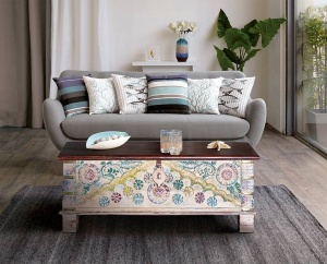 CUFAR DIN LEMN 116CM, LEMN DE MANGO SI METAL, ARTIM GROUP SELECTION - Img 4