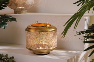 DECORATIUNE DE ILUMINAT, ORIENT 25CM, AURIU, METAL, REALIZATA MANUAL, ARTIM GROUP SELECTION - Img 3