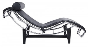 DIVAN CONFECTIONAT DIN PIELE NATURALA, POLIURETAN SI METAL, NEGRU MAT, DIVANO, STIL MODERN - Img 2