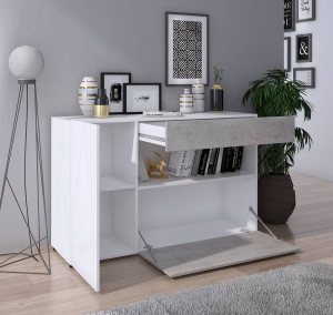 DULAP 2 USI 130CM, JOHNNY, COD 3787, STIL MODERN, REALIZATA DIN PANOURI ECO DIN LEMN - Img 7