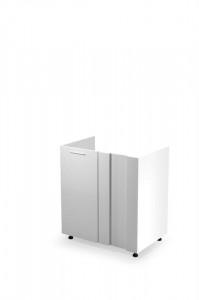 DULAP BUCATARIE VENTO ALB/STEJAR AURIU DKN-100/82 STIL MODERN HALMAR
