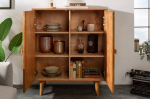 DULAP/ BUFET BUCATARIE 120CM, DIN LEMN MASIV DE MANGO, ARTIM GROUP SELECTION - Img 3