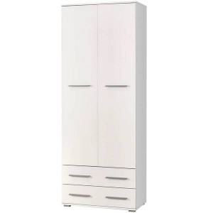 DULAP LIMA REG-2, ALB, DIN PAL MELAMINAT, STIL MODERN