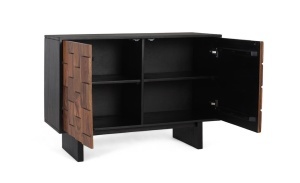 DULAP LIVING 100CM, COD 2280, LEMN DE MANGO, GINER Y COLOMER, STIL MODERN - Img 3